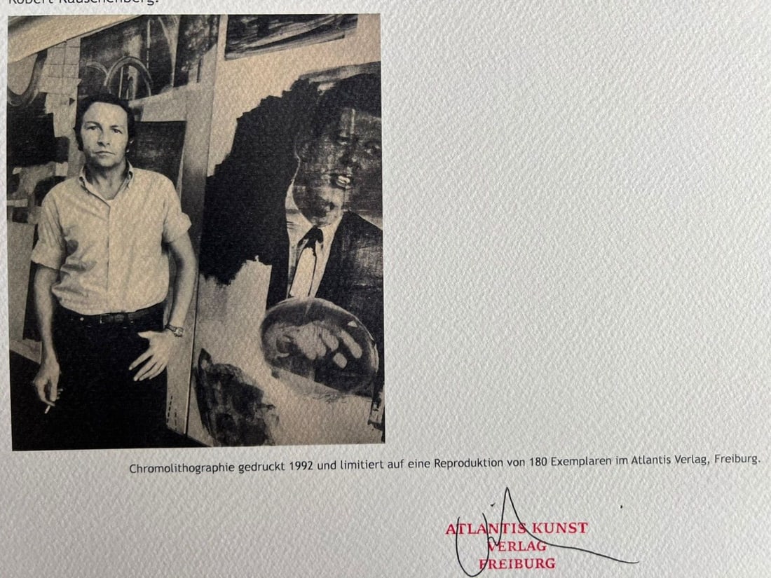 Rauschenberg 180ex Numbered Lithograph - 14