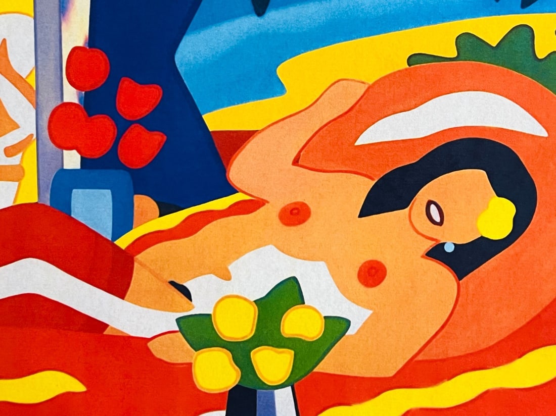 Tom Wesselmann Lithograph, Handmade, Op Numbered - 3