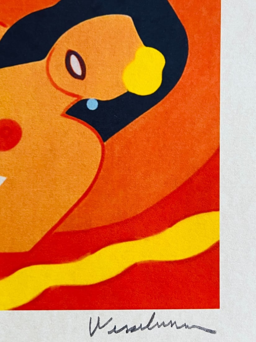 Tom Wesselmann Lithograph, Handmade, Op Numbered - 7