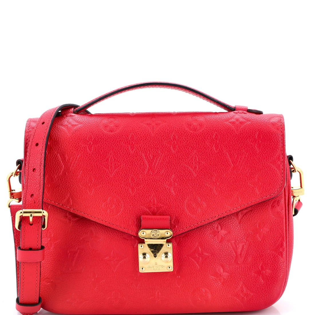 Leather Louis Vuitton Pochette Metis Monogram Empreinte (1 of 8)