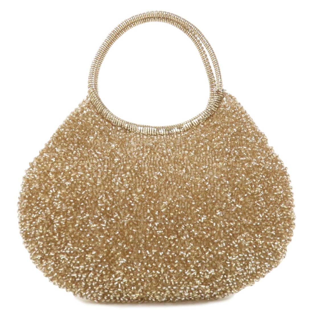 Anteprima PVC Handbag Wire Bag: Anteprima PVC Handbag Wire Bag Elevate your style with the luxurious Anteprima PVC Handbag Wire Bag, boasting a sleek gold exterior made from high-quality PVC that adds a touch of sophistication to