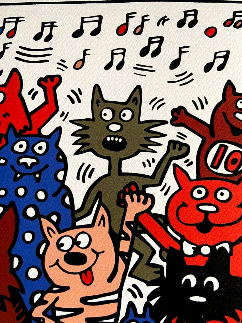 Lithograph Keith Haring - 5
