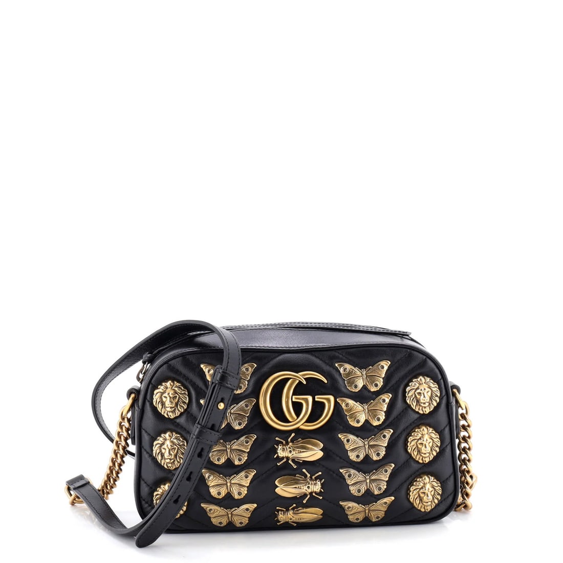 Gucci GG Marmont Small Embellished Matelasse Leather Shoulder Bag: Gucci GG Marmont Small Embellished Matelasse Leather Shoulder Bag The Gucci GG Marmont Small Embellished Matelasse Leather Shoulder Bag is a stylish and versatile accessory that exudes luxury. With