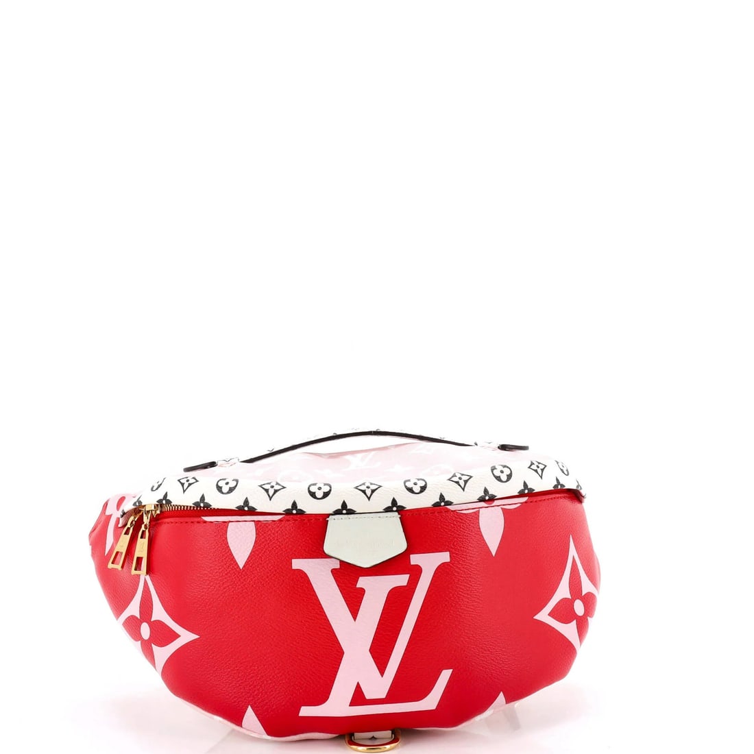 Louis Vuitton Giant Colored Monogram Bum Bag (Limited Edition): Louis Vuitton Giant Colored Monogram Bum Bag (Limited Edition) Make a statement with the iconic Louis Vuitton Giant Colored Monogram Bum Bag, a limited edition masterpiece that exudes luxury and