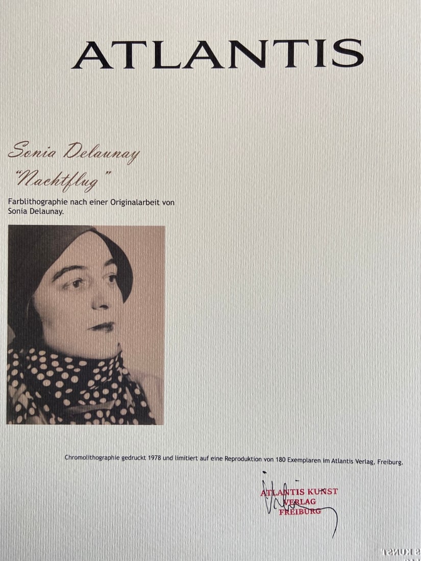 Numbered Sonia Delaunay Lithograph - 7