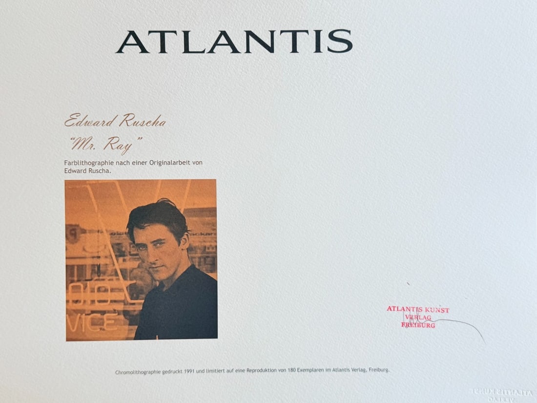 Lithograph Ed Ruscha - 7