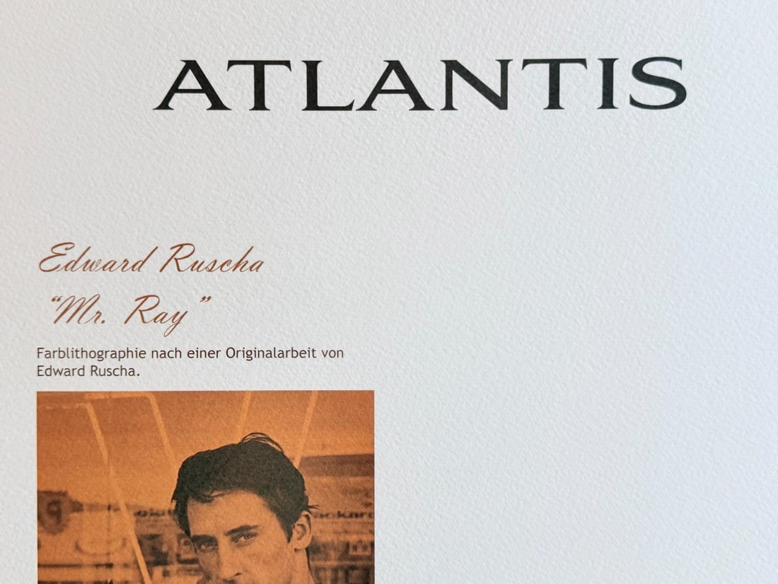 Lithograph Ed Ruscha - 8