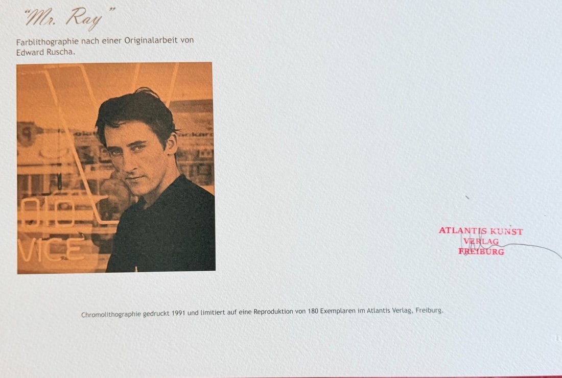 Lithograph Ed Ruscha - 9
