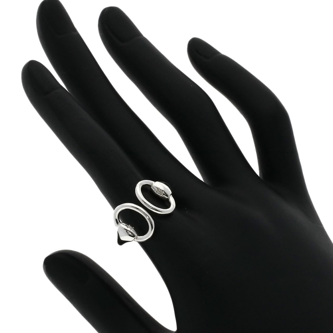 Hermes Nausicaa Silver Ring - 7