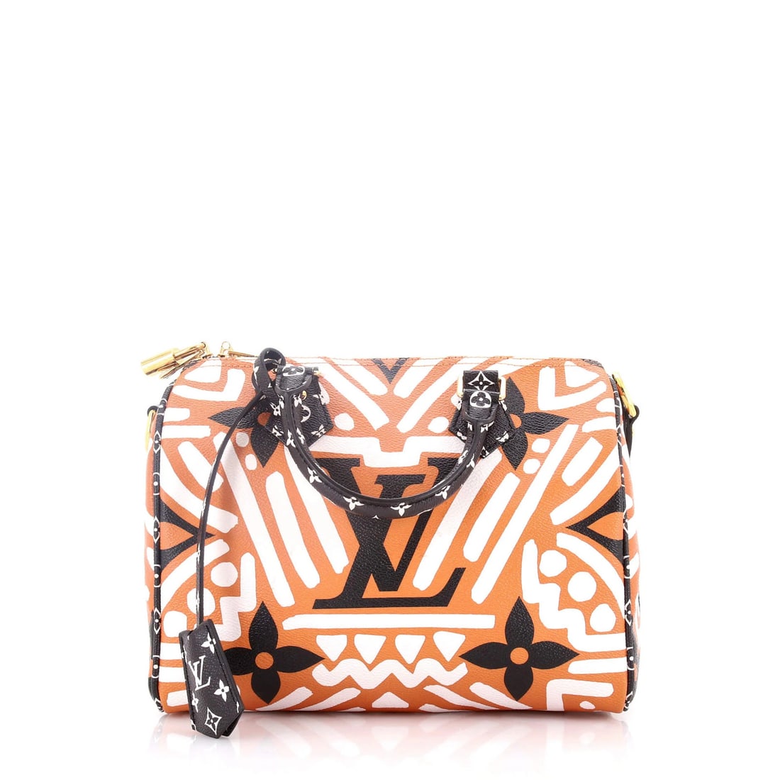 25 Louis Vuitton Speedy Bandouliere Bag Limited Edition Crafty Monogram Giant: 25 Louis Vuitton Speedy Bandouliere Bag Limited Edition Crafty Monogram Giant The Louis Vuitton Speedy Bandouliere Bag Limited Edition Crafty Monogram Giant 25 is a rare and stylish find for the