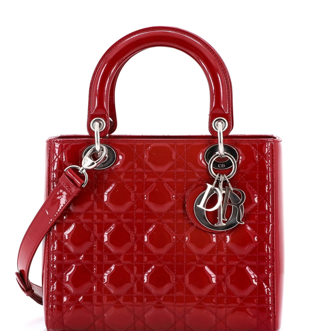 Christian Dior Lady Bag Cannage Quilt Patent Medium: Christian Dior Lady Bag Cannage Quilt Patent Medium The Christian Dior Lady Bag Cannage Quilt Patent Medium is a stunning, iconic design that exudes luxury and sophistication. With its sleek patent