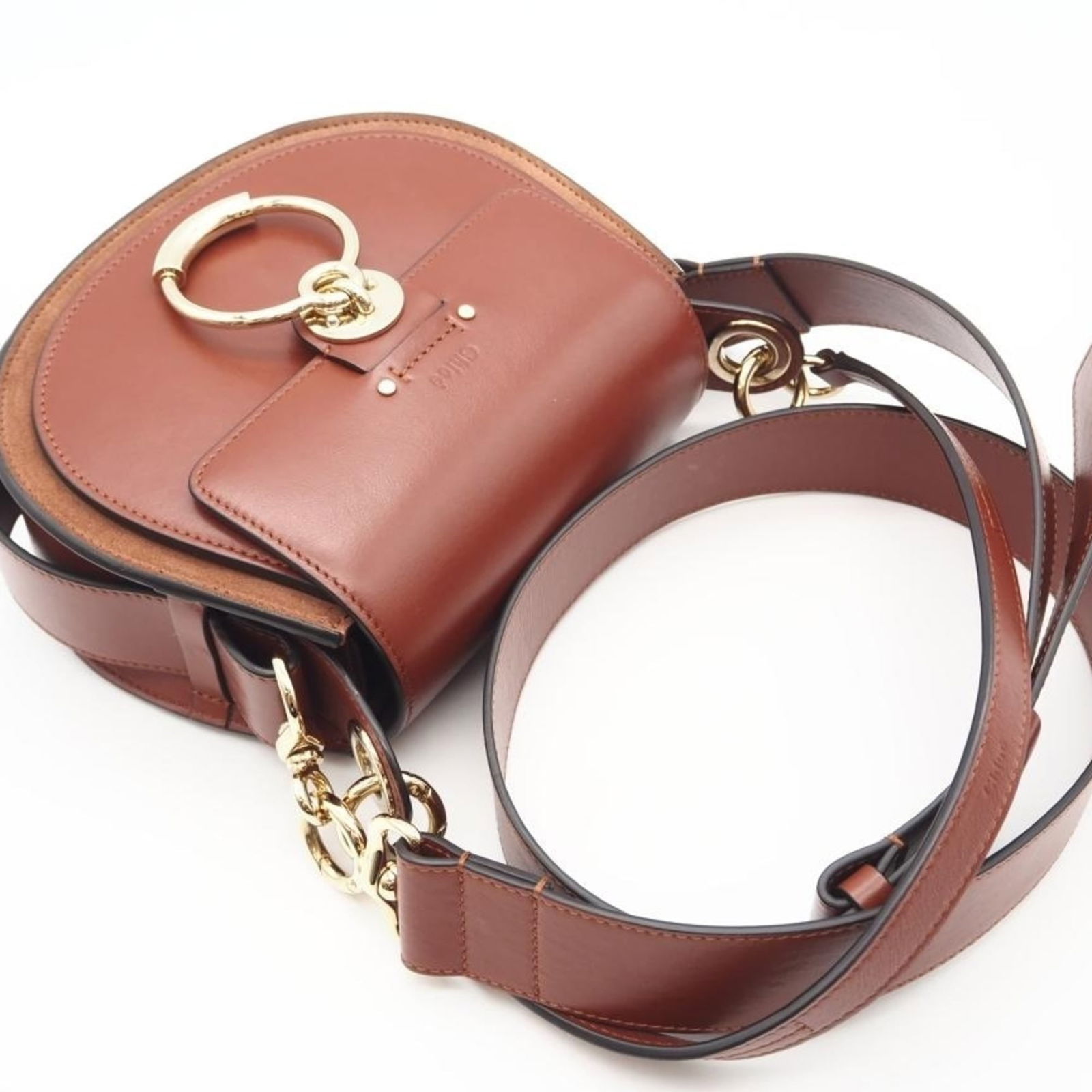 Leather Chlo Shoulder Bag - 3