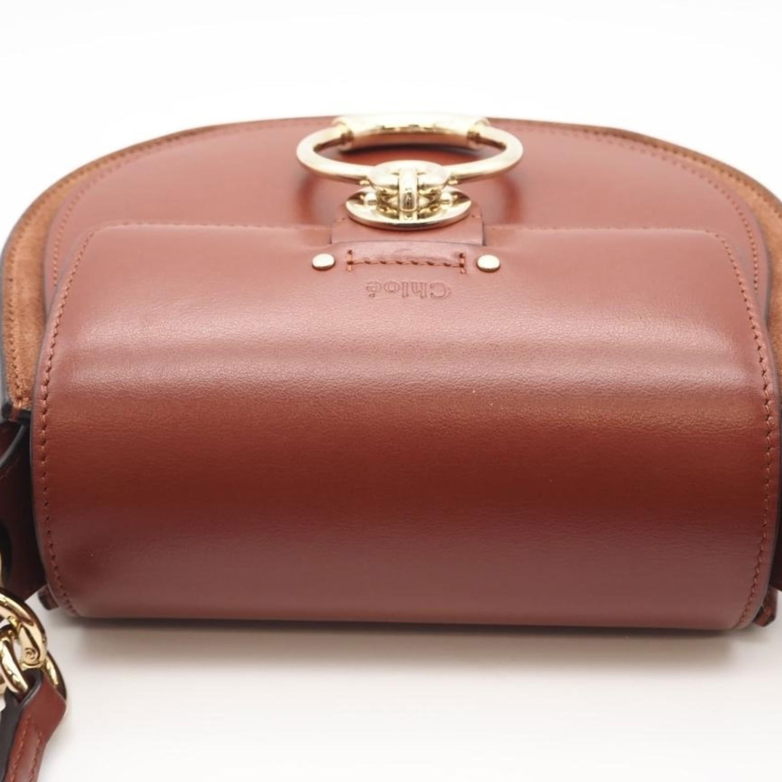 Leather Chlo Shoulder Bag - 8