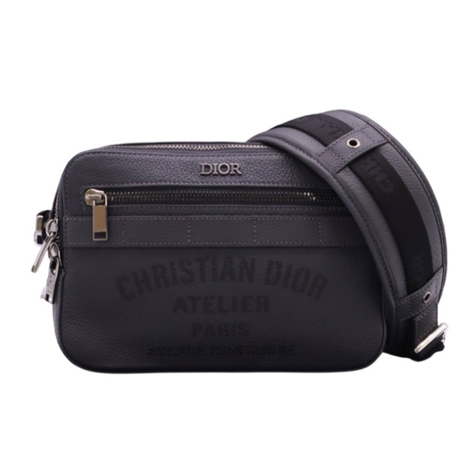 Christian Dior Leather Messenger Bag (1 of 12)
