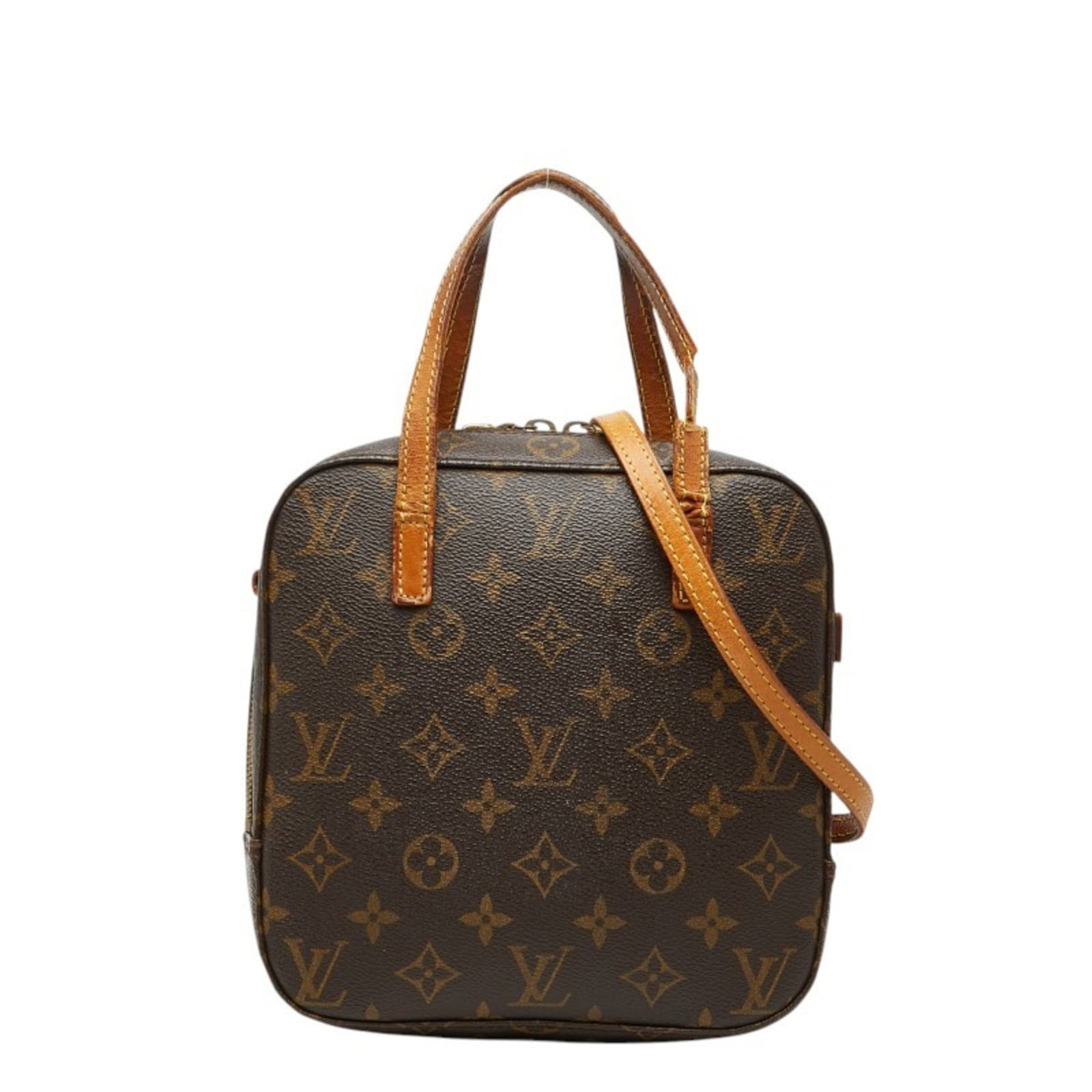 Louis Vuitton PVC Leather Shoulder Bag: Louis Vuitton PVC Leather Shoulder Bag A classic Louis Vuitton design, this brown PVC leather shoulder bag exudes timeless sophistication with its iconic monogram pattern and sleek silhouette. With