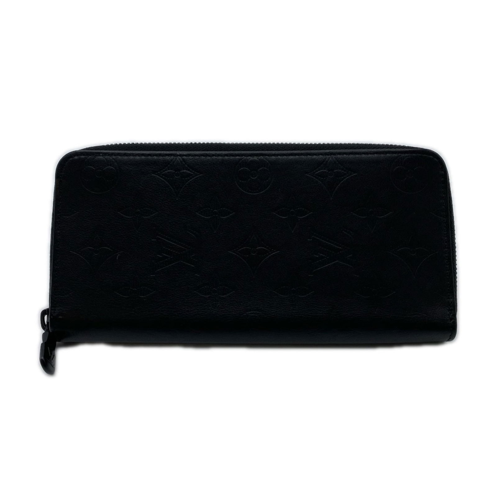 Louis Vuitton Bi-Fold Leather Wallet: Louis Vuitton Bi-Fold Leather Wallet A classic Louis Vuitton bi-fold wallet, crafted from premium calf leather and boasting a timeless design that exudes sophistication. With its sleek black finish