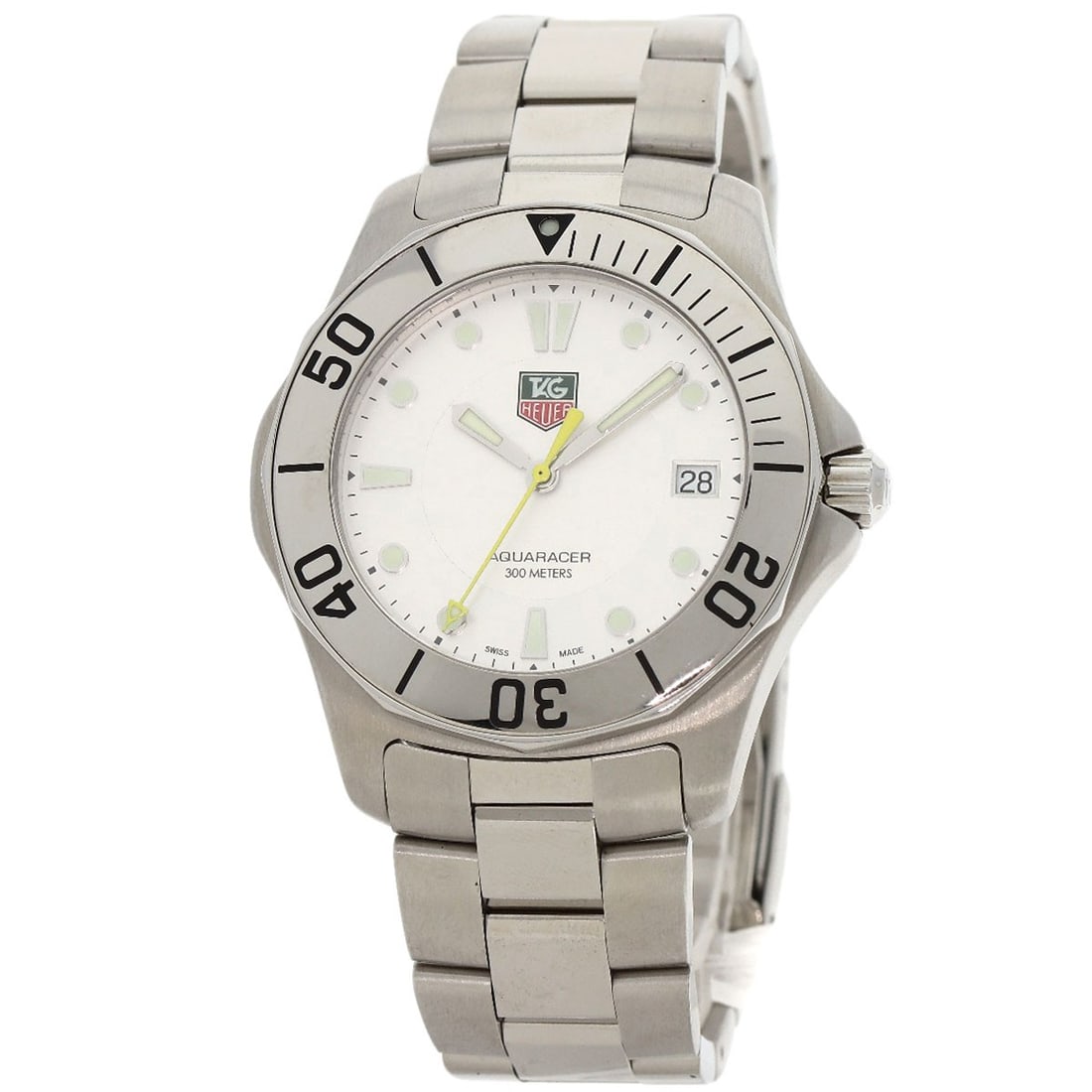 TAG HEUER Aqua racer Watches WBA1111.BA0801 Stainless Steel/ Steel: TAG HEUER Aqua racer Watches WBA1111.BA0801 Stainless Steel/ Steel Experience the sleek sophistication of TAG HEUER's Aqua Racer watch, crafted from durable stainless steel and boasting an elegant sil