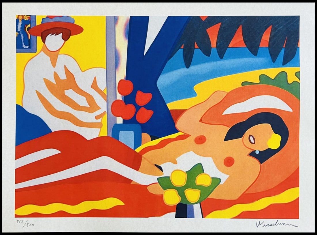 To Tom Wesselmann Lithograph Handmade op Numbered a (1 of 8)