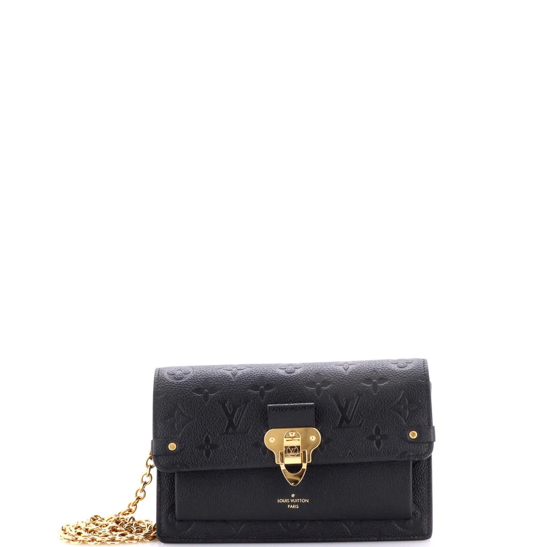 Leather Louis Vuitton Vavin Chain Wallet NM Monogram Empreinte (1 of 7)