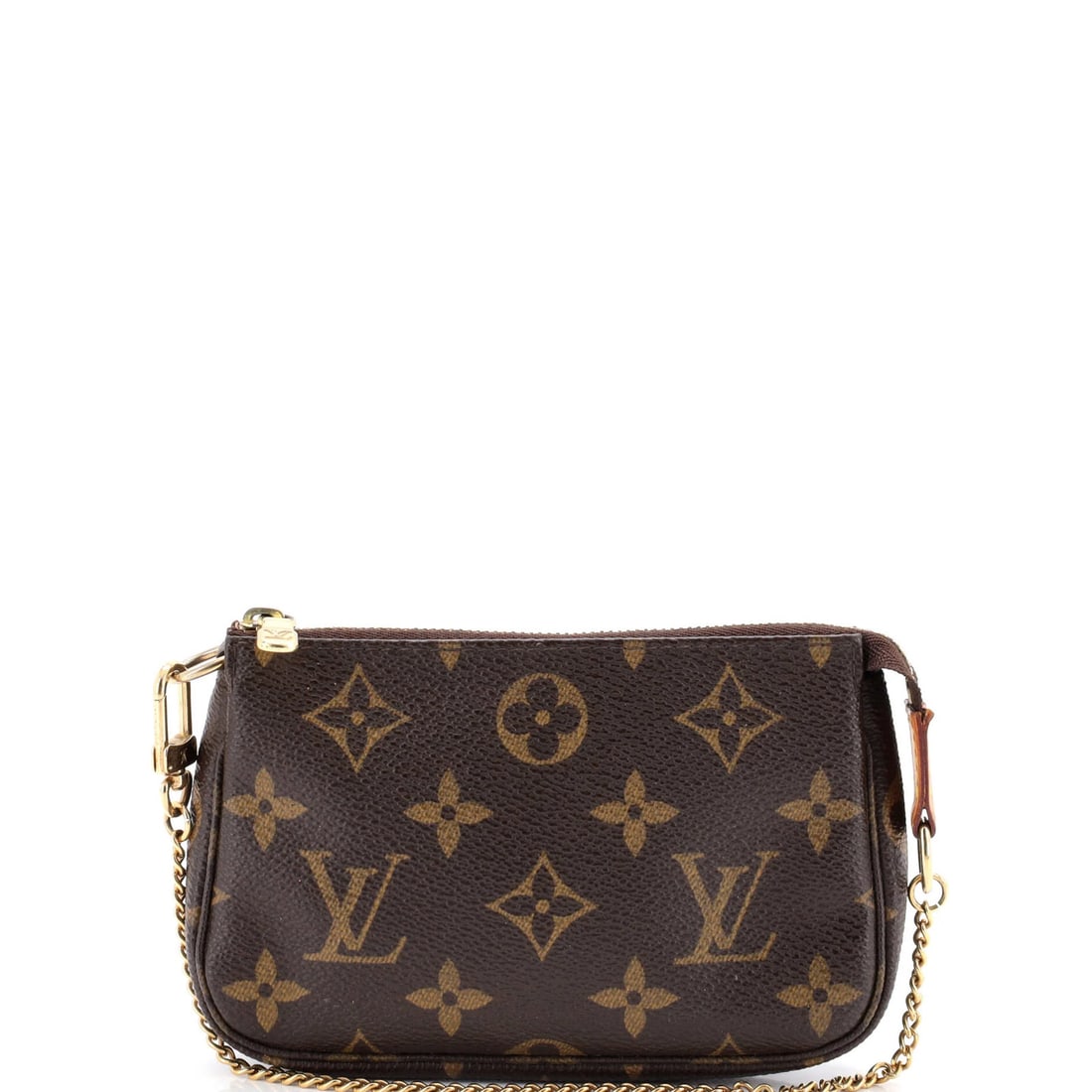 Mini Louis Vuitton Pochette Accessoires Monogram Canvas: Mini Louis Vuitton Pochette Accessoires Monogram Canvas A chic and timeless mini clutch from Louis Vuitton, the Pochette Accessoires Monogram Canvas is a stylish addition to any evening outfit. With