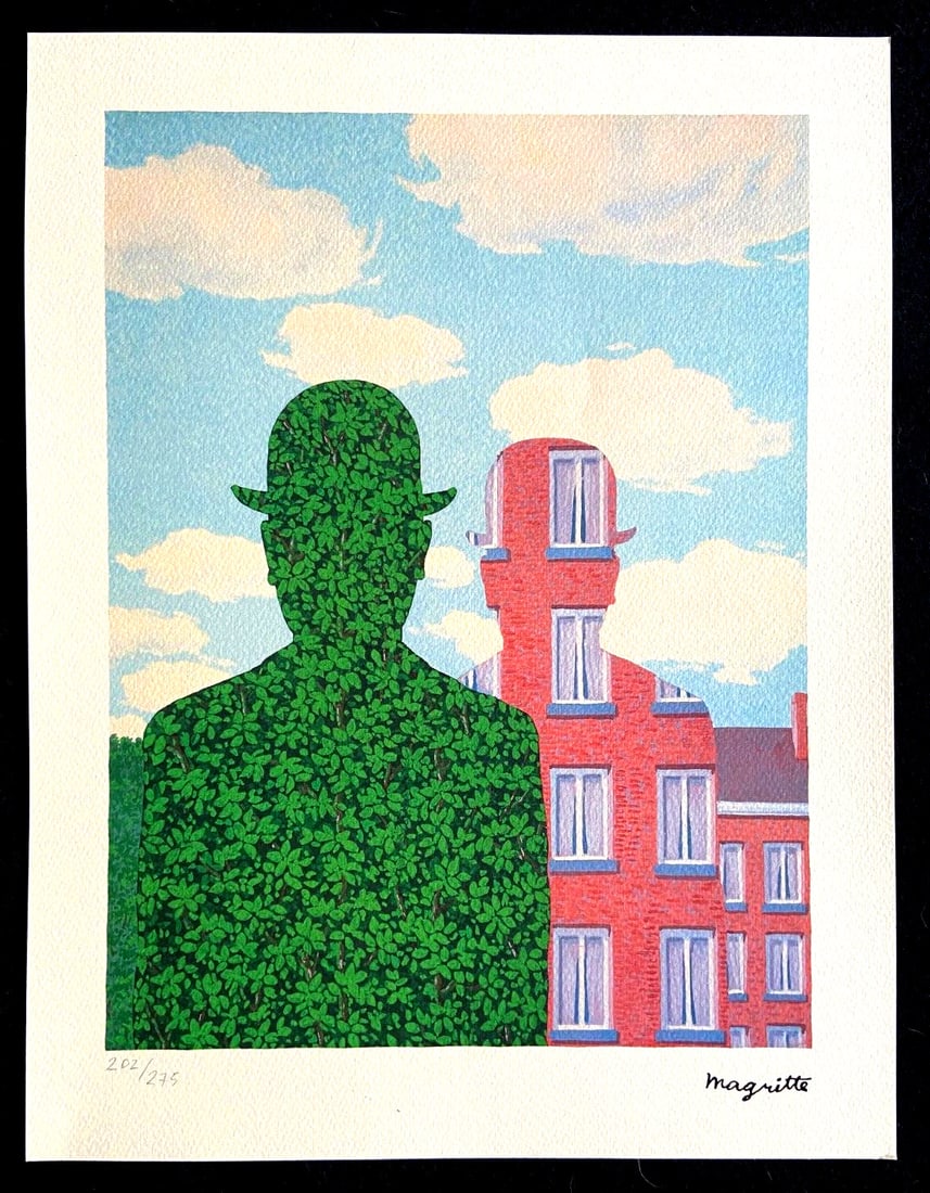 Magritte Lithograph # (Ren) - 2