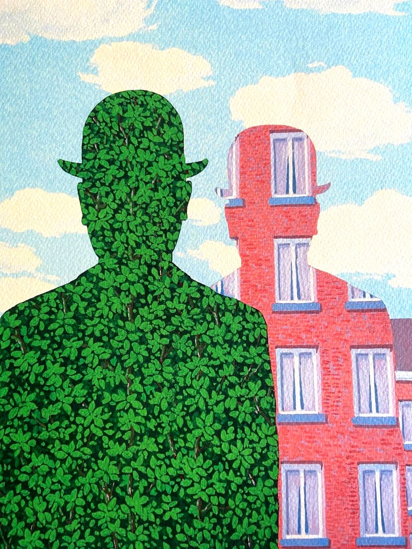 Magritte Lithograph # (Ren) - 3