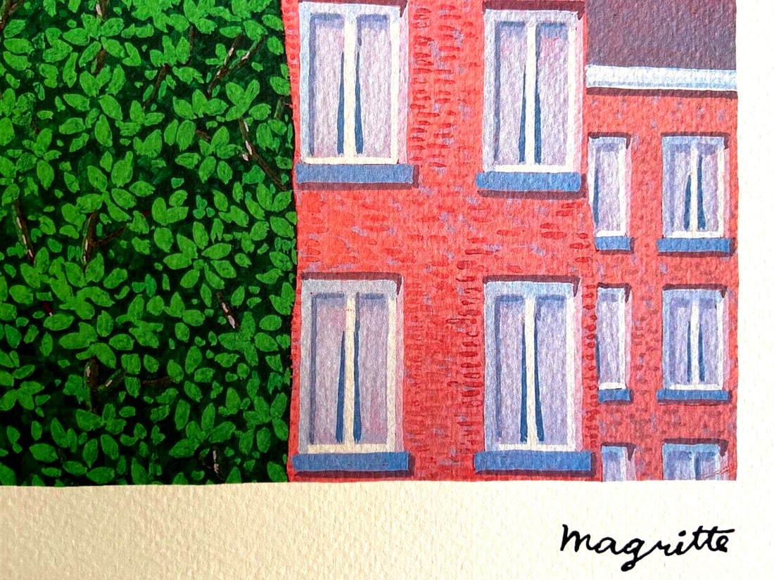 Magritte Lithograph # (Ren) - 6