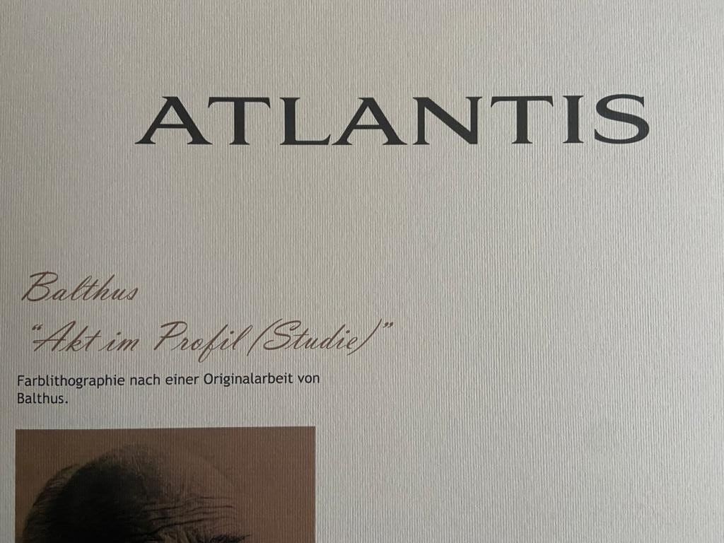 Stamped Balthus Lithograph Numbered - 10