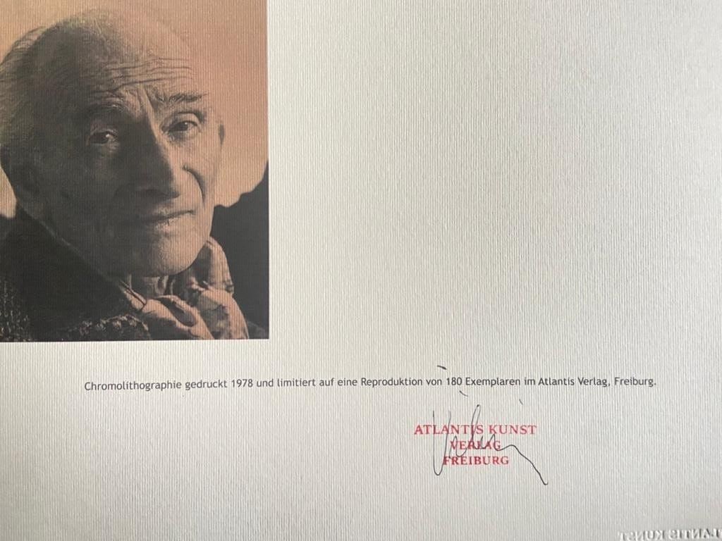 Stamped Balthus Lithograph Numbered - 11