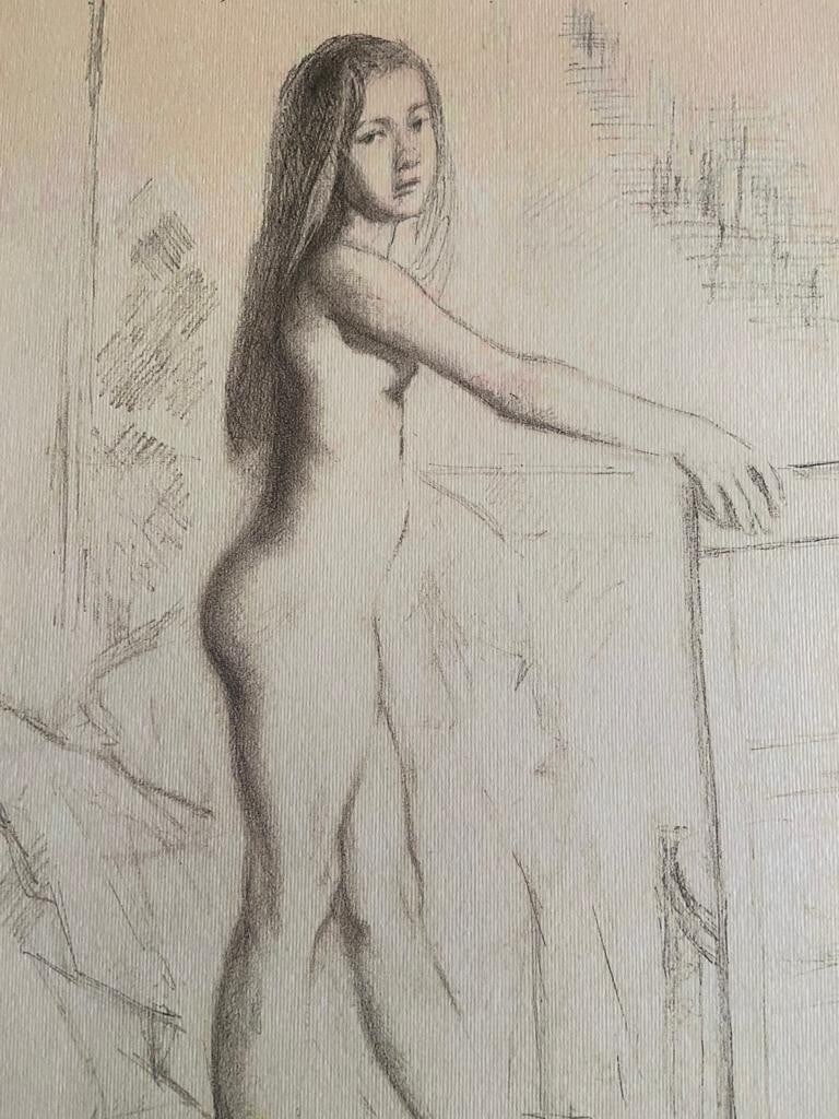 Stamped Balthus Lithograph Numbered - 4