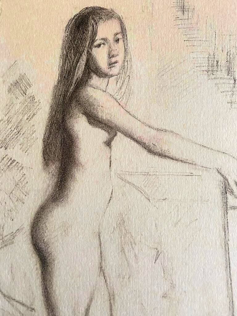 Stamped Balthus Lithograph Numbered - 5