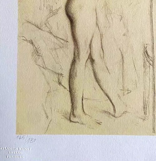 Stamped Balthus Lithograph Numbered - 7