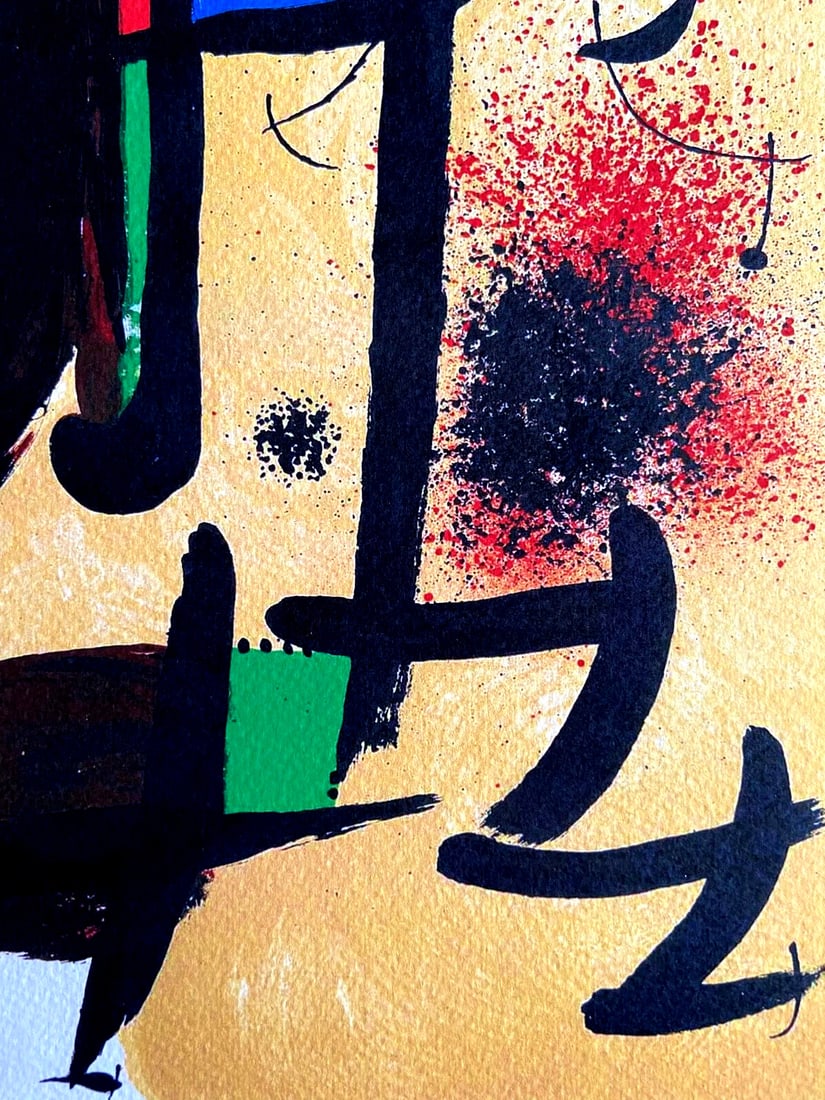 Numbered Joan Mir Lithograph With - 8