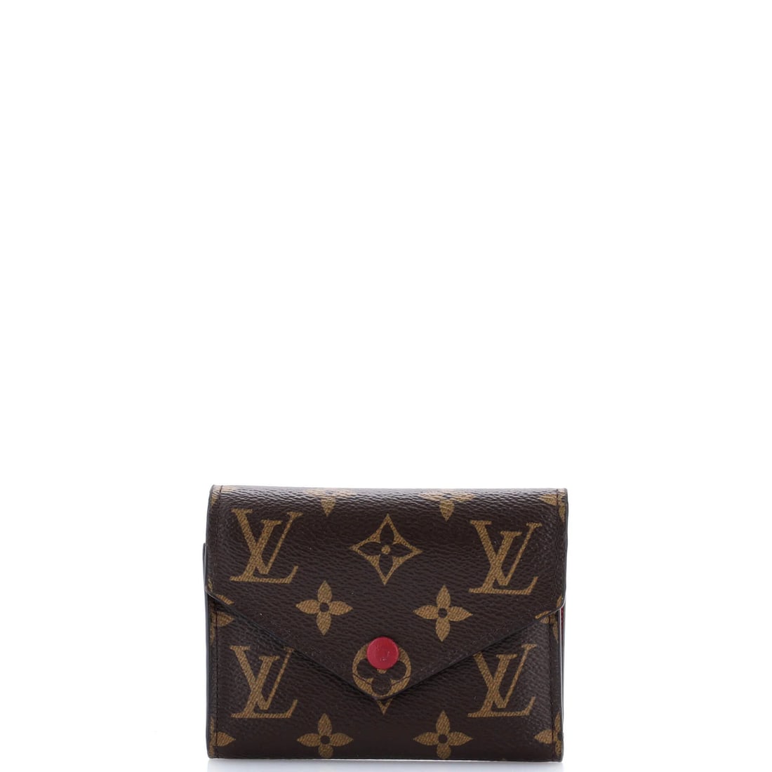 Louis Vuitton Victorine Wallet - Monogram Canvas: Louis Vuitton Victorine Wallet - Monogram Canvas A timeless piece from Louis Vuitton, the Victorine Wallet exudes classic sophistication with its iconic monogram canvas exterior and rich brown hue. Wi