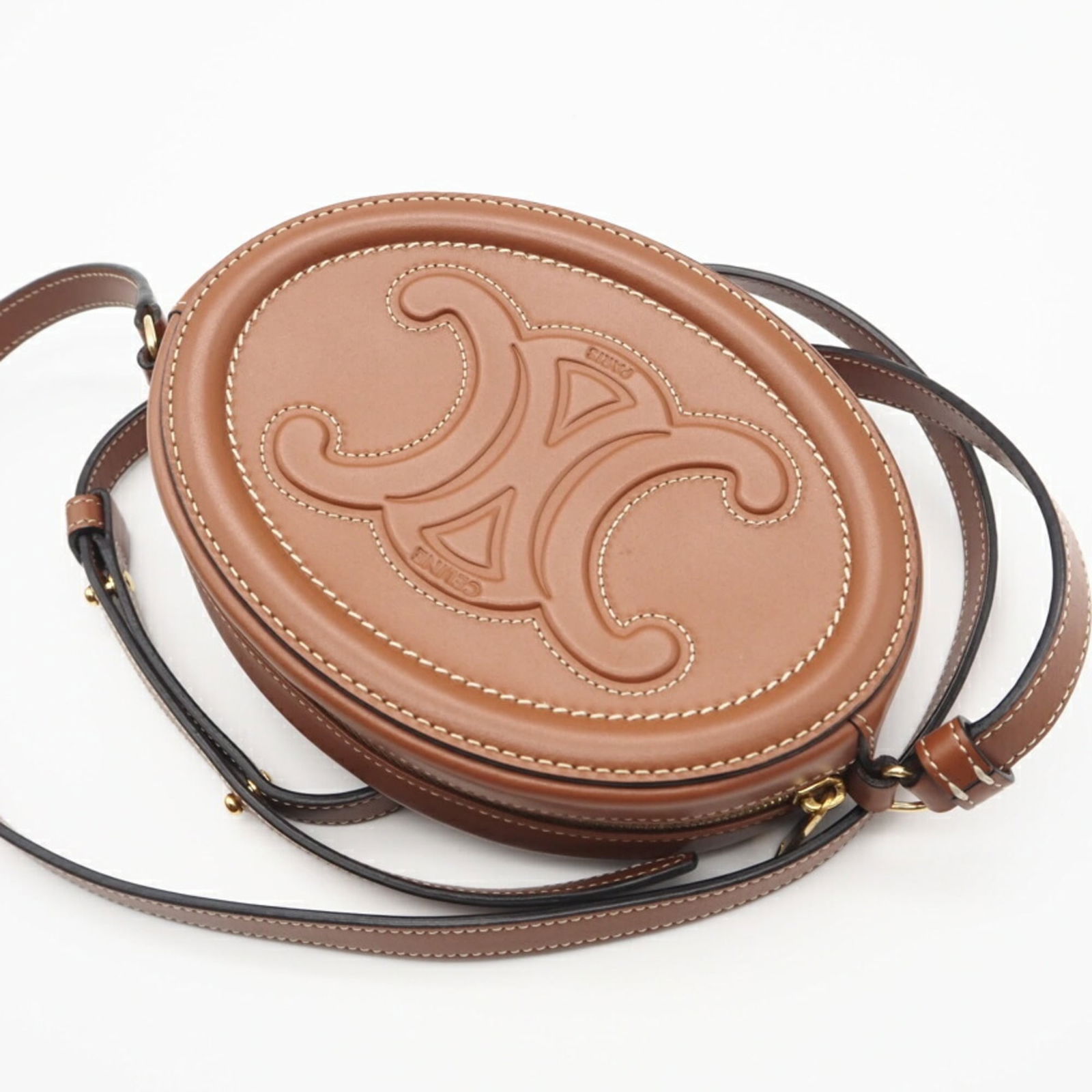 Celine Leather Shoulder Bag - 3