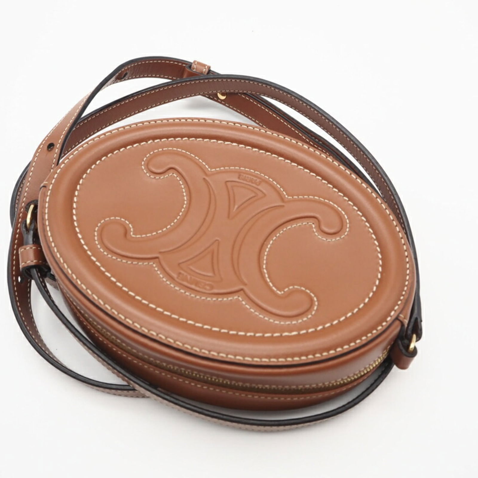 Celine Leather Shoulder Bag - 4