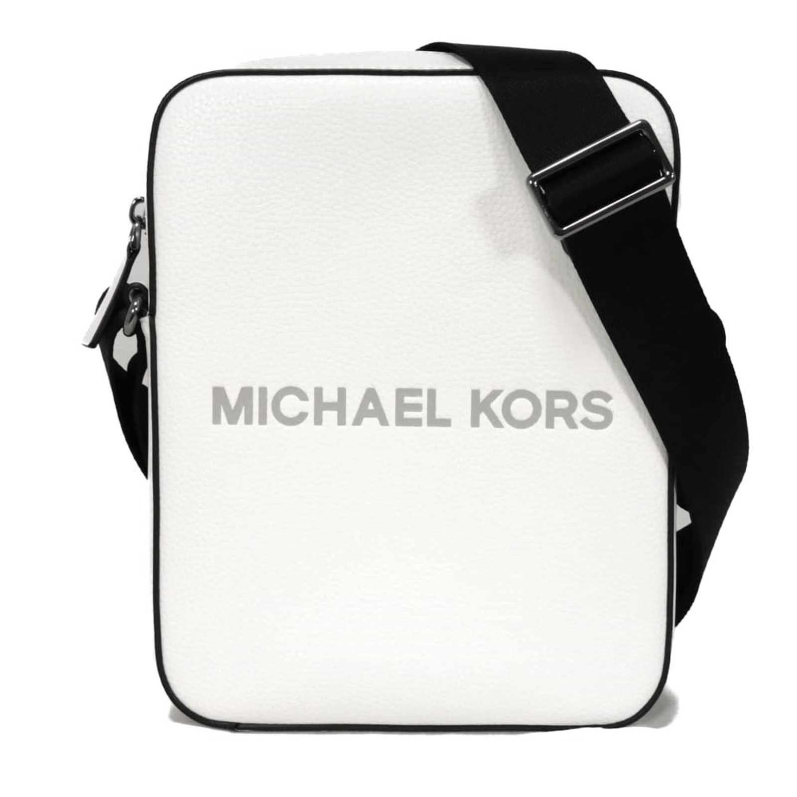 Michael Kors Leather Shoulder Bag: Michael Kors Leather Shoulder Bag Elevate your style with the sleek and sophisticated Michael Kors Leather Shoulder Bag, boasting embossed leather details that add a touch of luxury to any outfit.