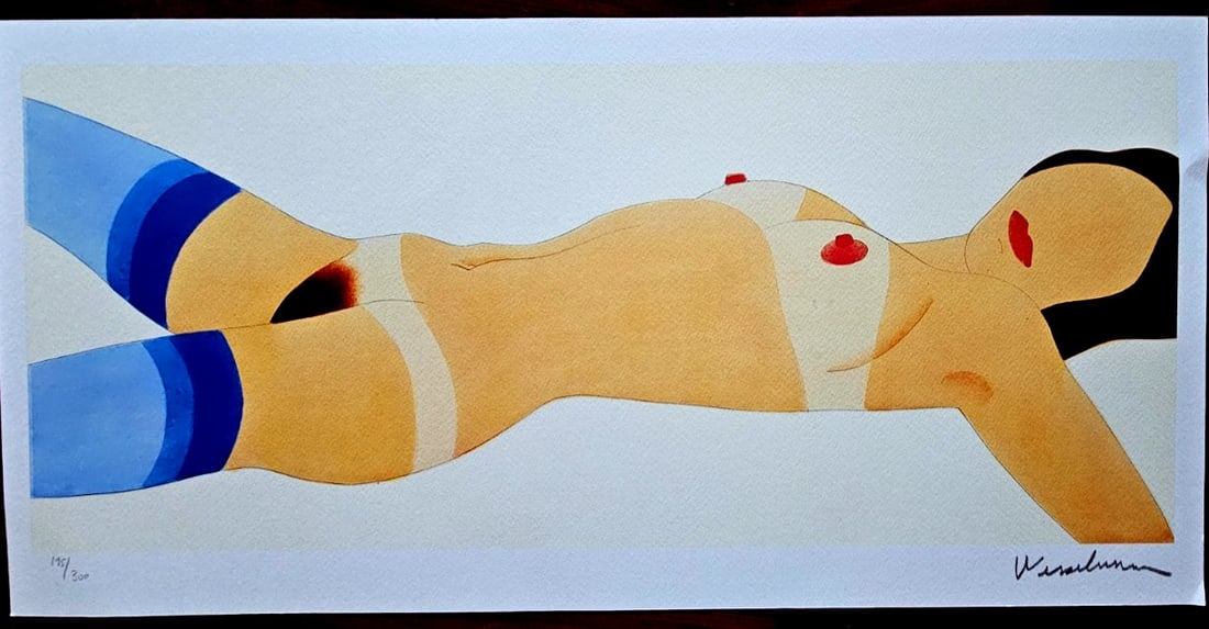 Numbered Tom Wesselmann Lithograph Handmade Op - 2