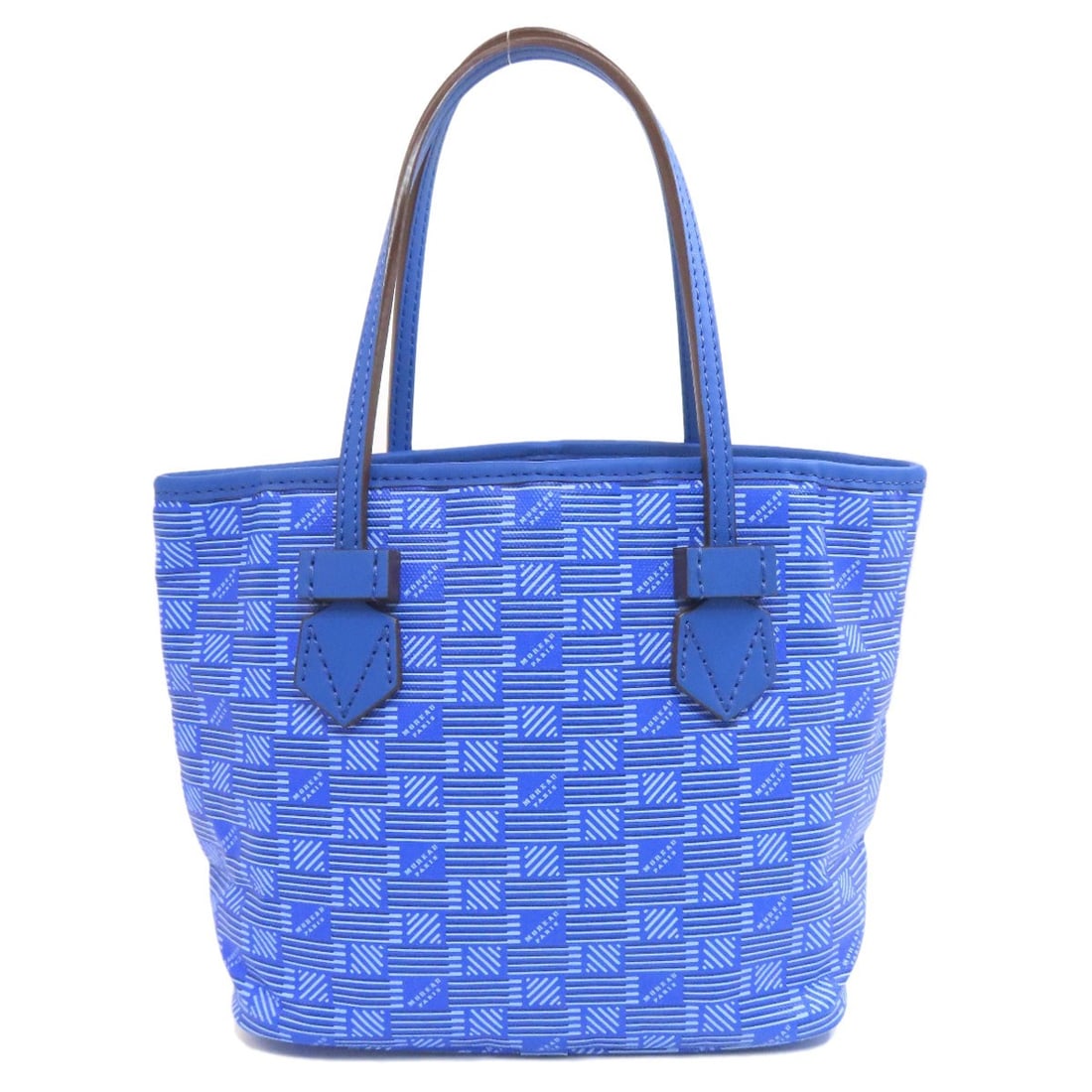Moreau Paris Saint-Tropez Small PVC Handbag: Moreau Paris Saint-Tropez Small PVC Handbag Elevate your summer style with the chic Moreau Paris Saint-Tropez Small PVC Handbag, boasting a vibrant blue hue and sleek design that's perfect for a night