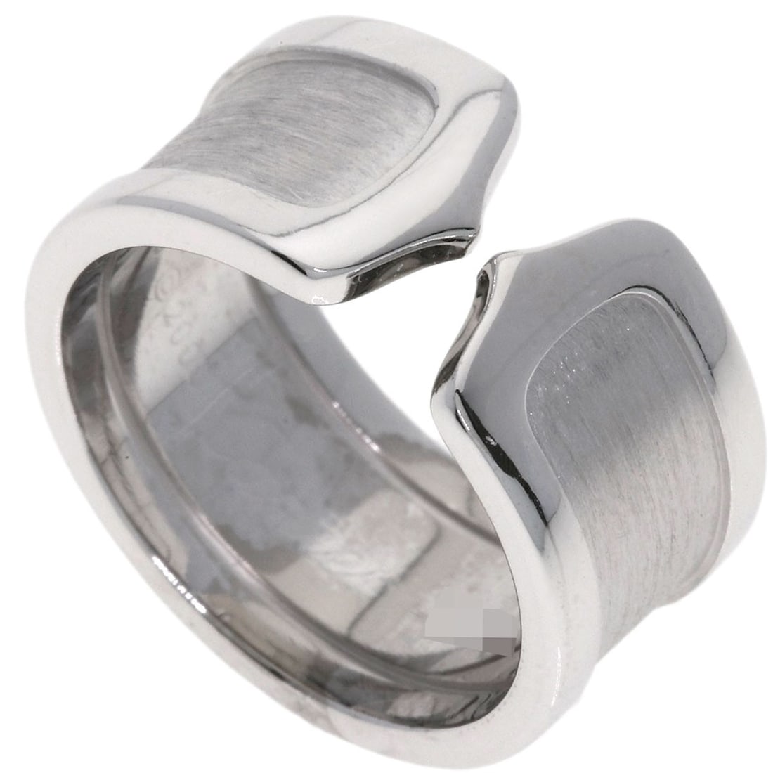 CARTIER C2 #53 White Gold K18 Ring (1 of 10)