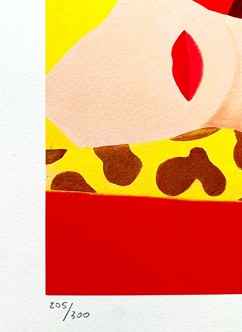 Numbered Tom Wesselmann Lithograph Handmade Op - 8