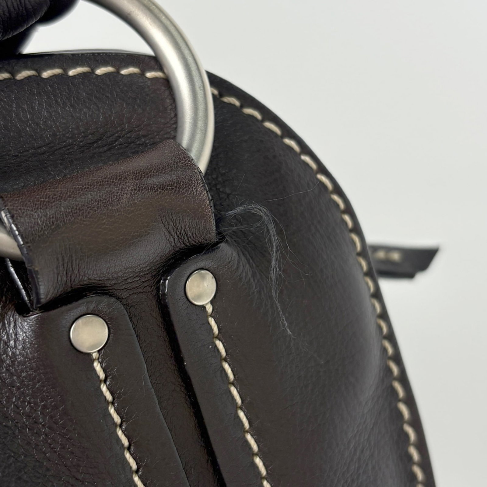 Celine Leather Handbag - 6