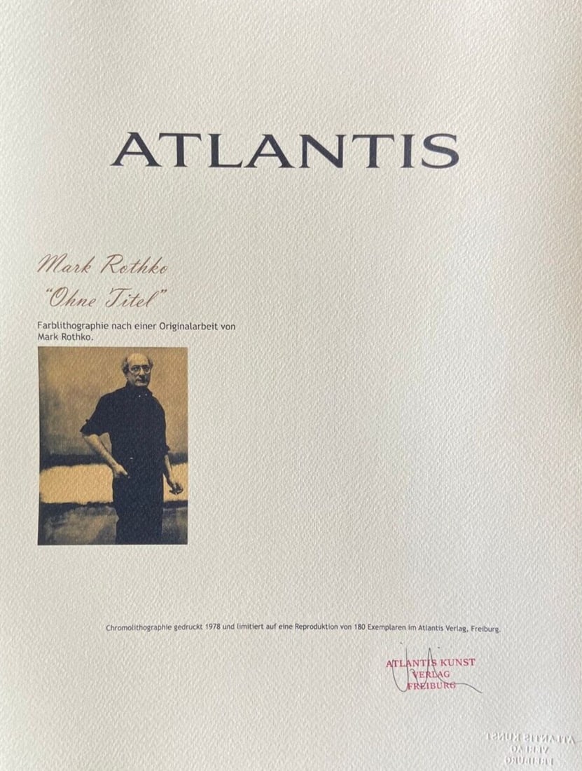 Mark Rothko Lithograph - 7