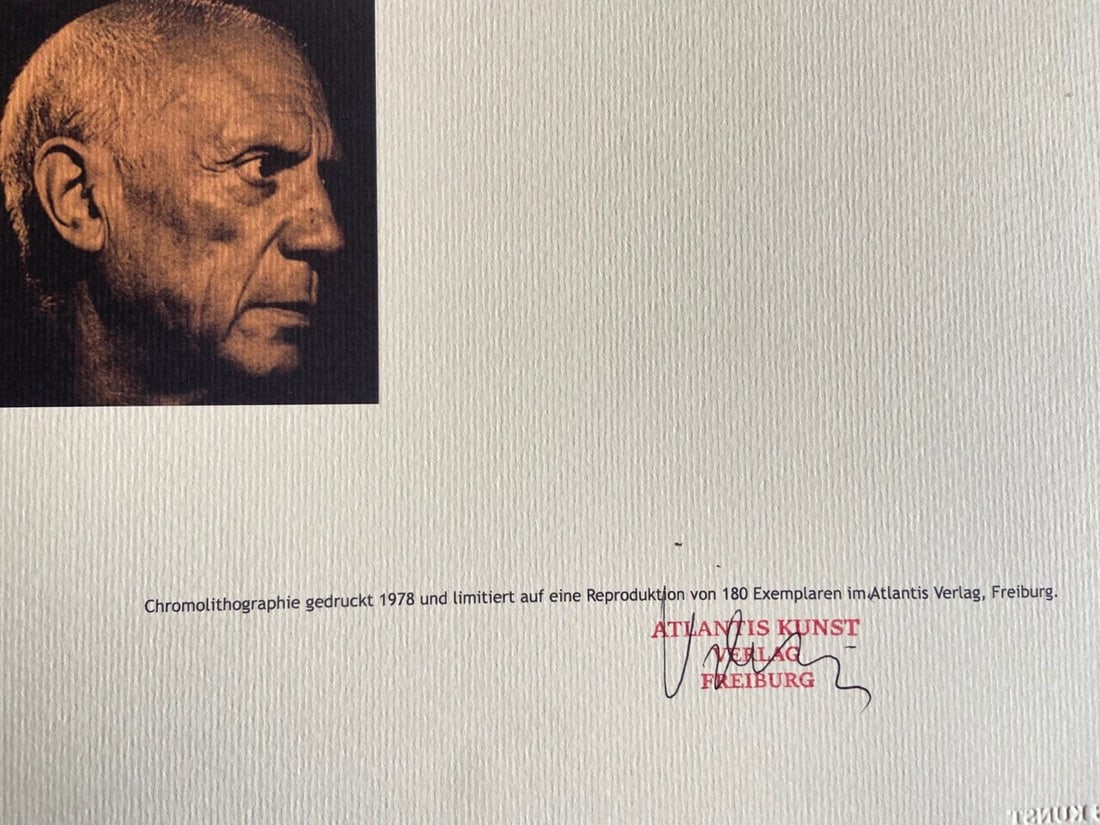 Numbered Pablo Picasso Lithograph - 8