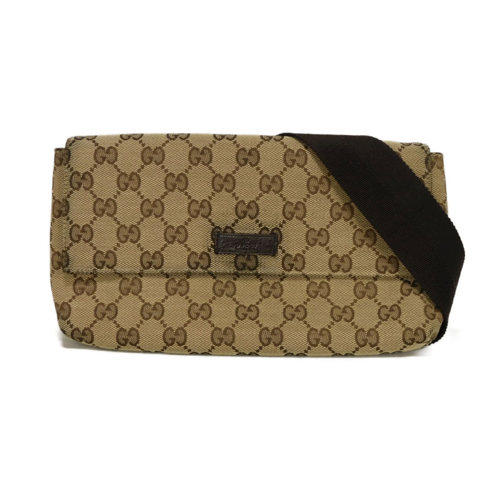 Leather - Gucci Fanny Pack - Pouch - Shoulder Bag - Sling Bag Gg Canvas (1 of 20)