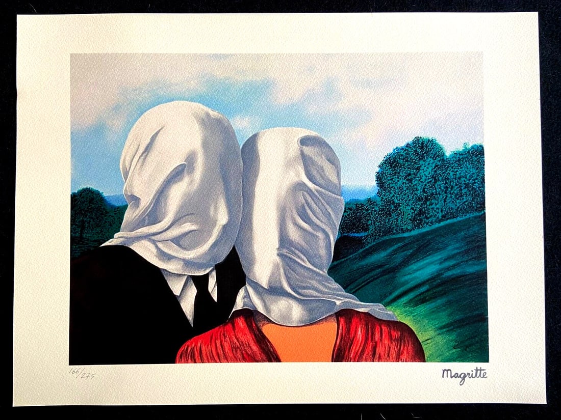Magritte Lithograph # (Ren) - 2