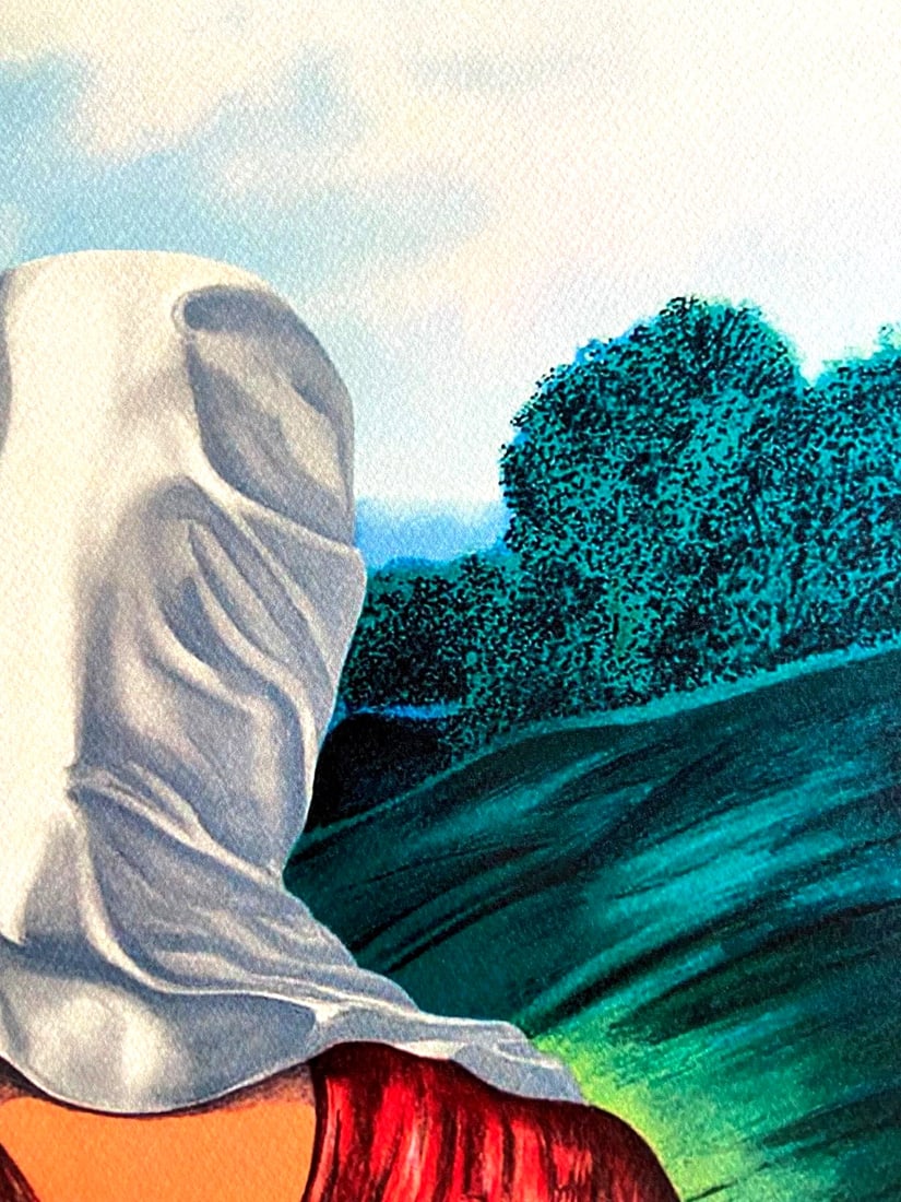 Magritte Lithograph # (Ren) - 4