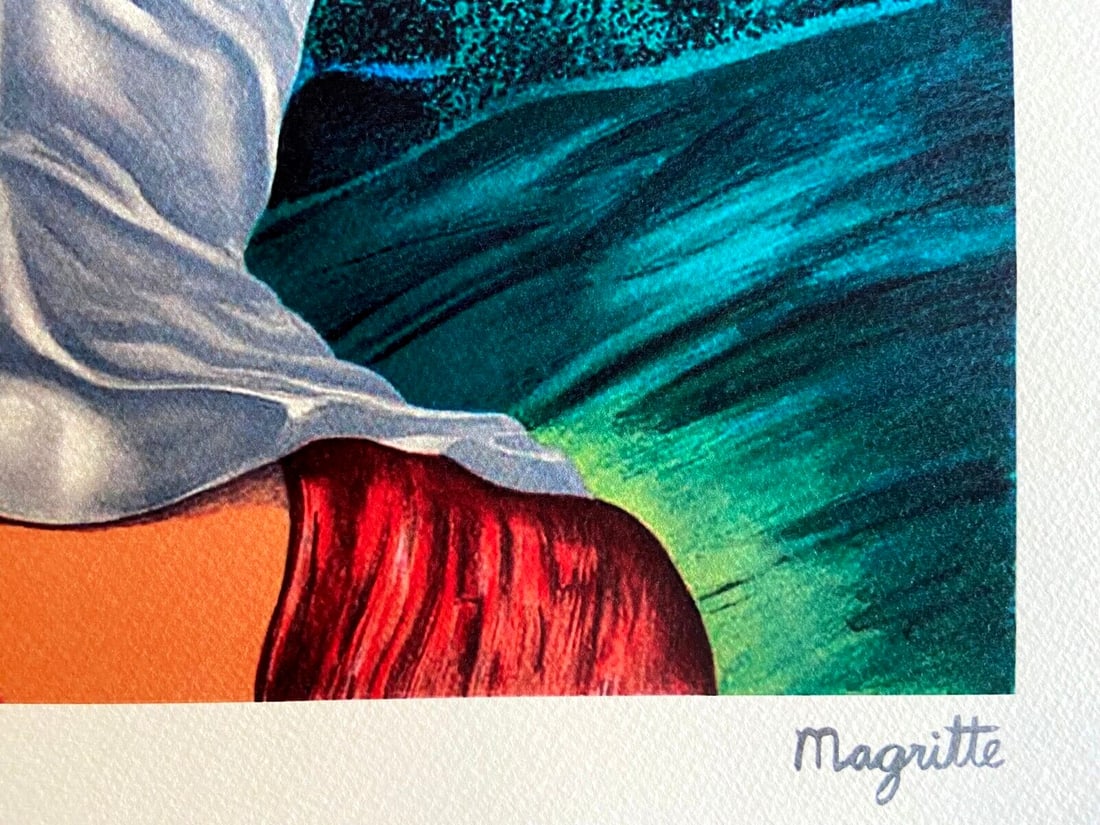 Magritte Lithograph # (Ren) - 8