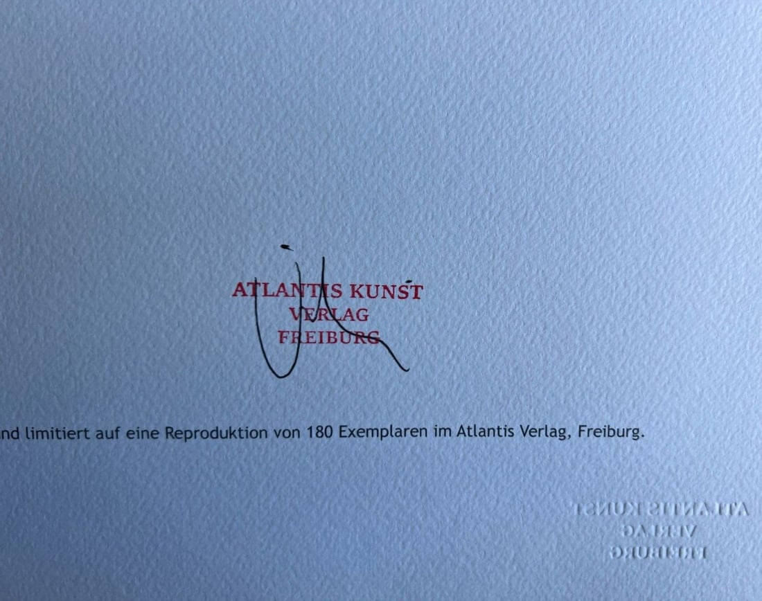 Fontana Lithograph 1978 - 10