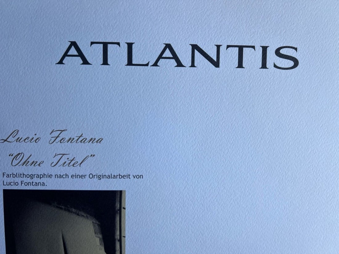 Fontana Lithograph 1978 - 8